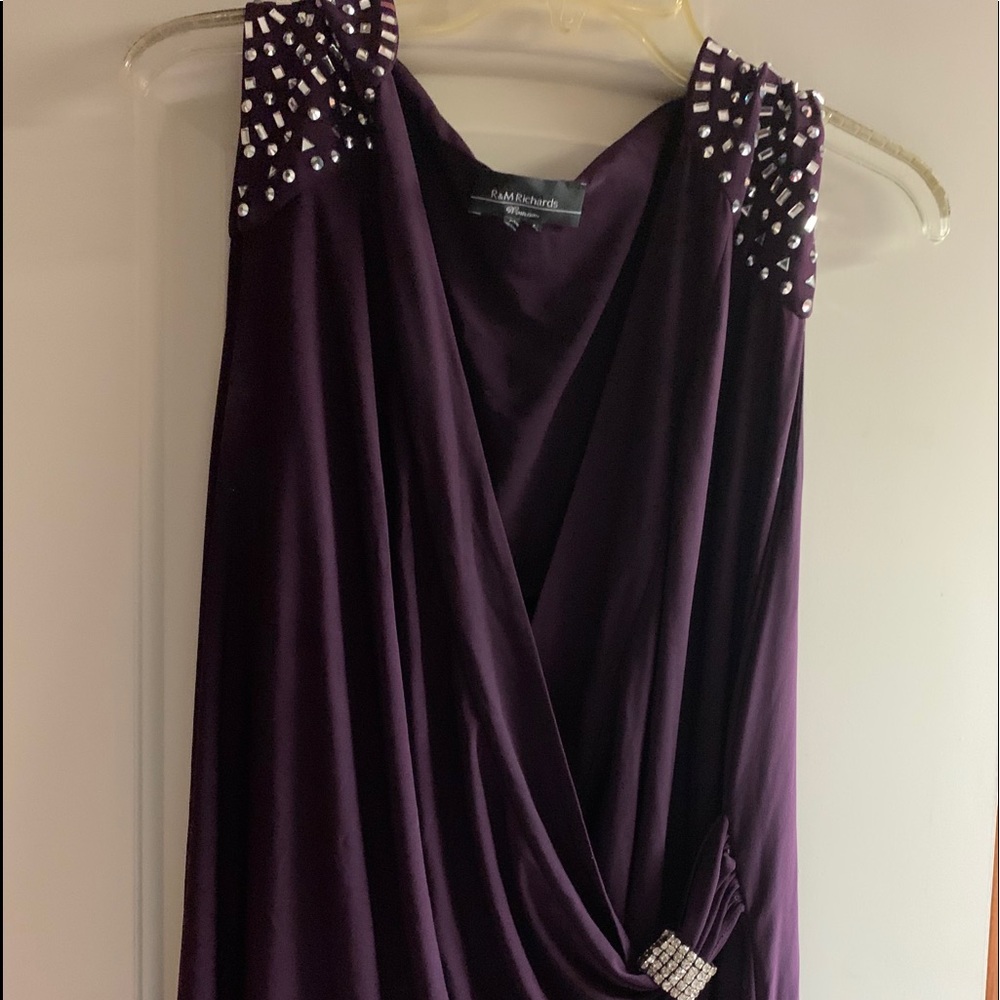 Purple dress with details